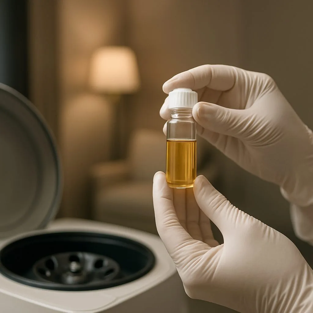 Processed autologous blood plasma for a PRP treatment